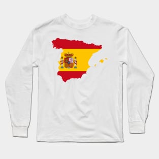 Spain Flag Long Sleeve T-Shirt